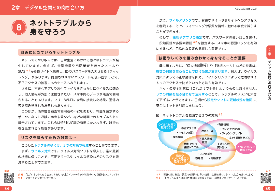 「気をつけて！ デジタル社会の落とし穴」掲載イメージ