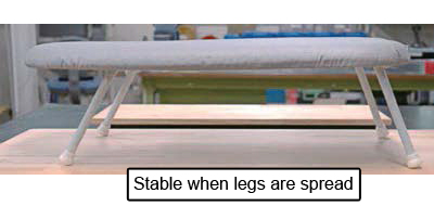 Photo of the product under complaint when legs are spread