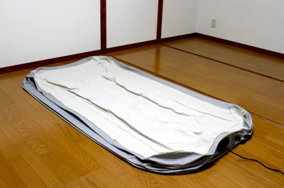 Photo of a general air bed not filled with air